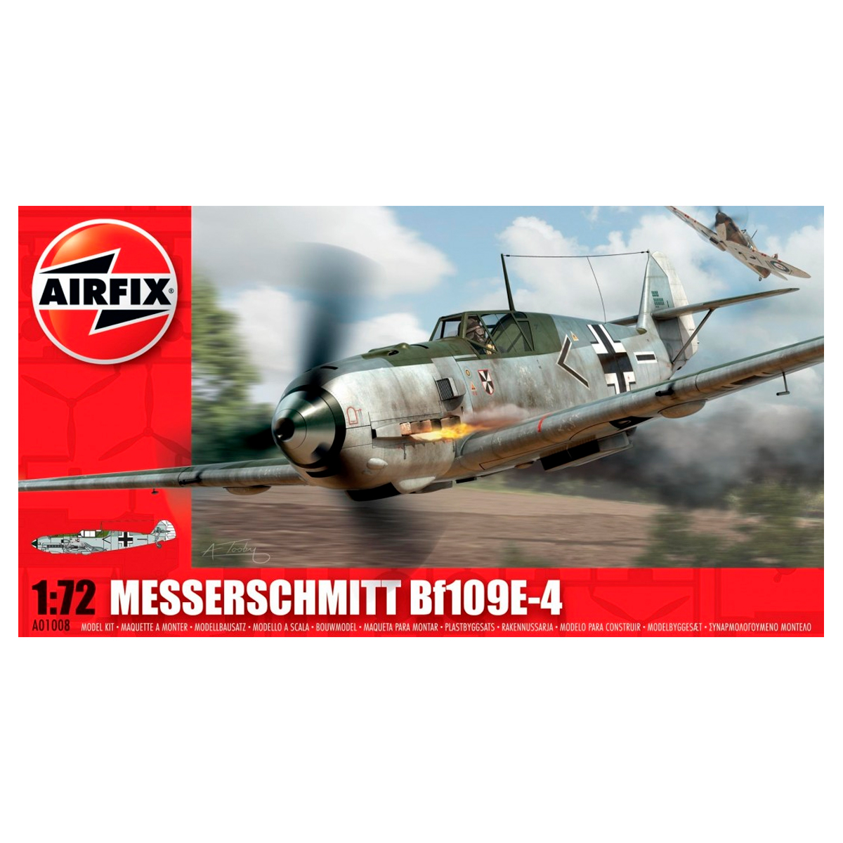 AIRFIX 1/72 Messerschmitt Bf109E-4