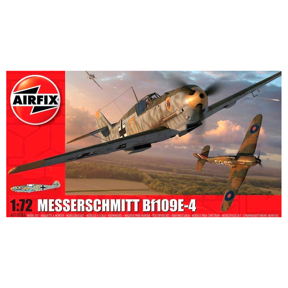 AIRFIX 1/72 Messerschmitt Bf109 E-4