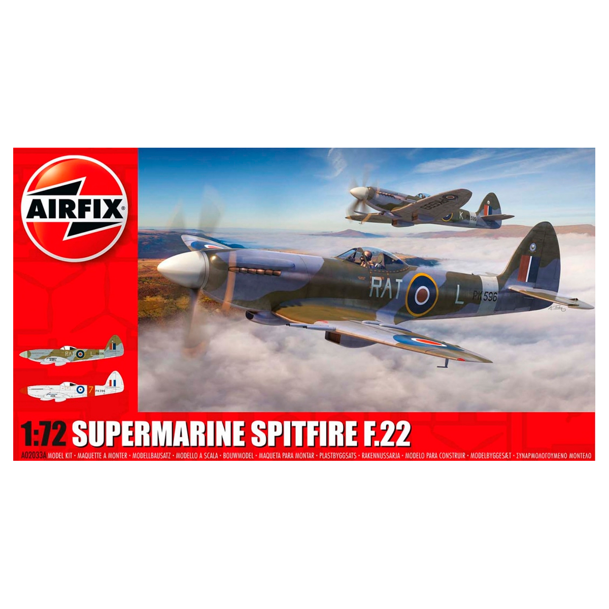 AIRFIX 1/72 Supermarine Spitfire F.22