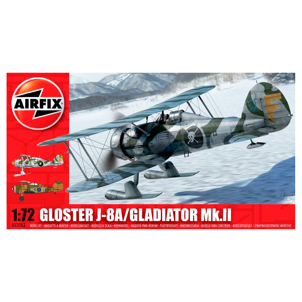 AIRFIX 1/72 Gloster J-8A/Gladiator Mk.II