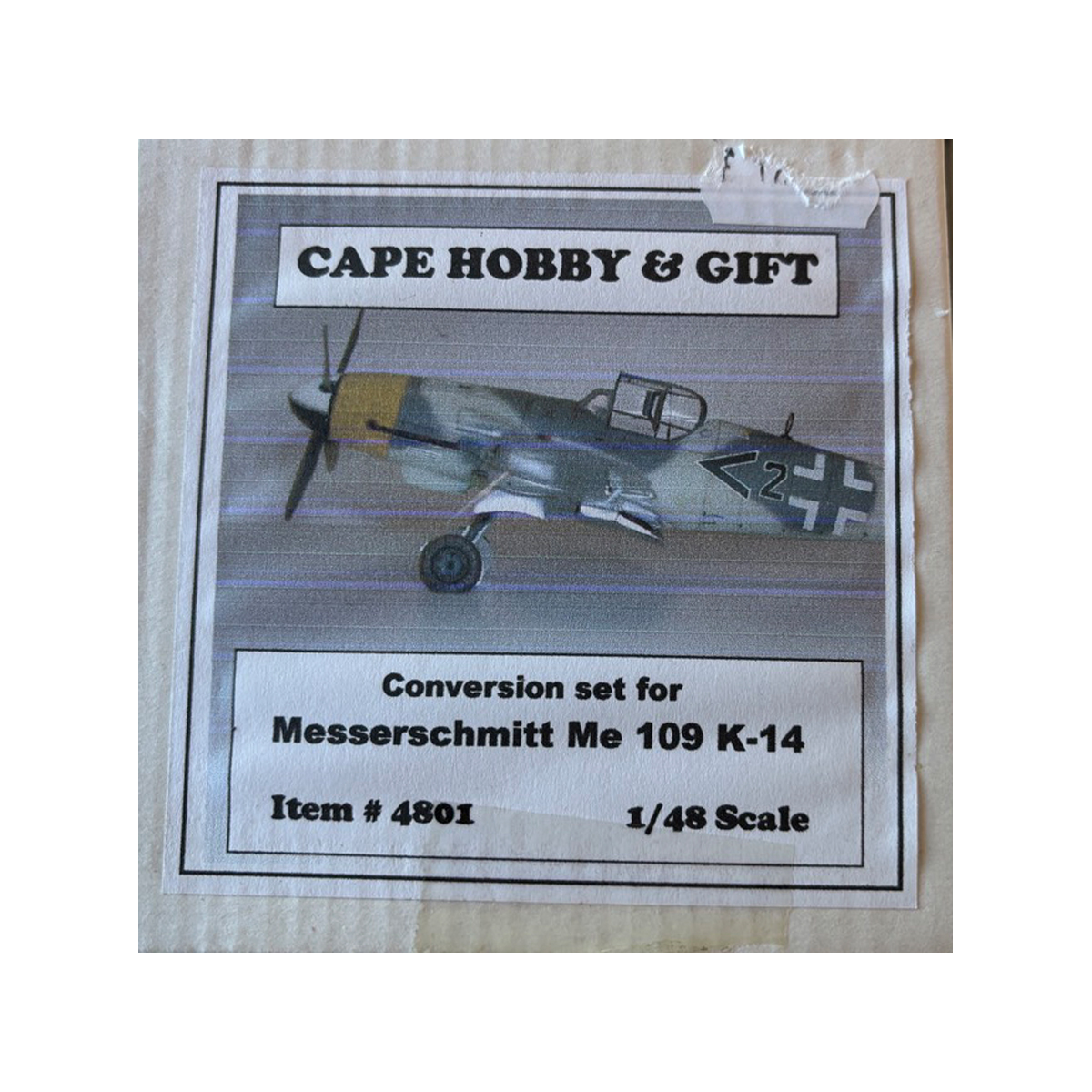 CAPE HOBBY 1/48 Conversion set for Messerschmitt Me 109 K-14