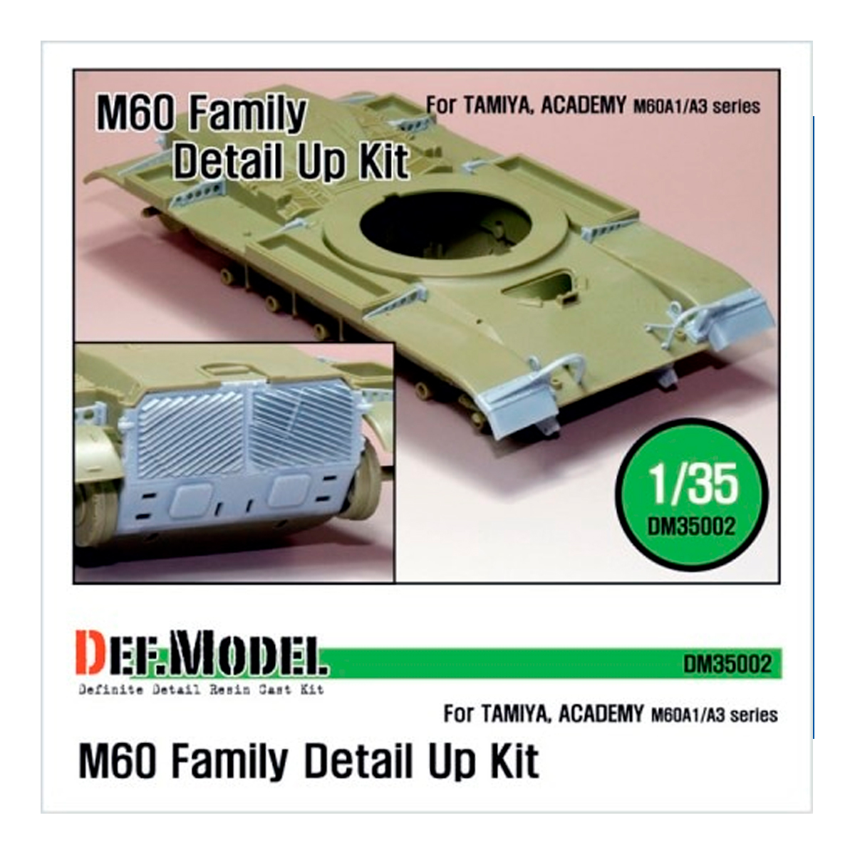 DEF MODEL 1/35 M60 Family Detail Up kit