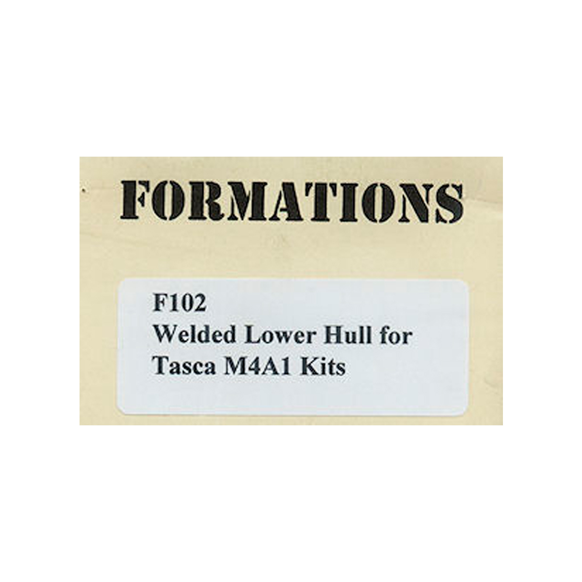 Formations 1/35 Welded Lower Hull for Tasca/Asuka M4A1 kits