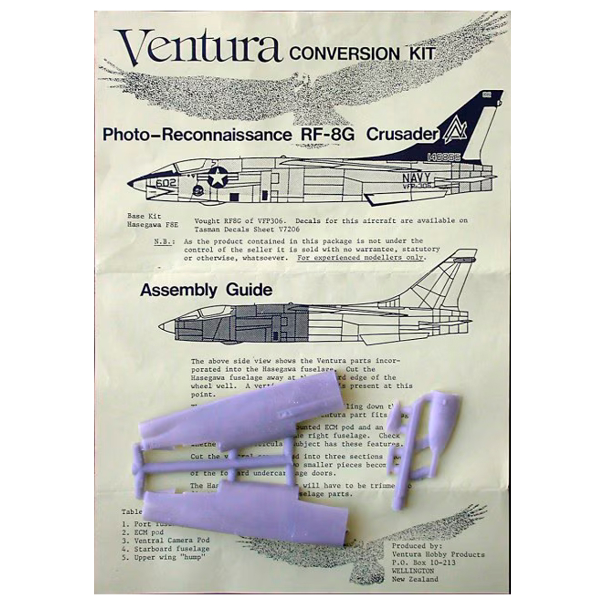 VENTURA 1/72 Photo-Reconisance RF-8G Crusader