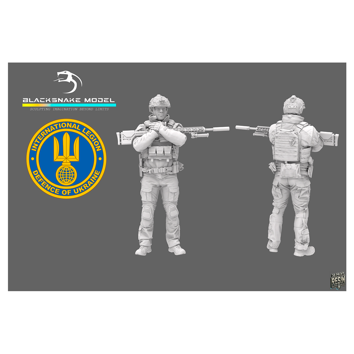 Ukrainian Special Force Soldier (04) 1/35 – SPECIAL EDITION SNIPER UKRAINE