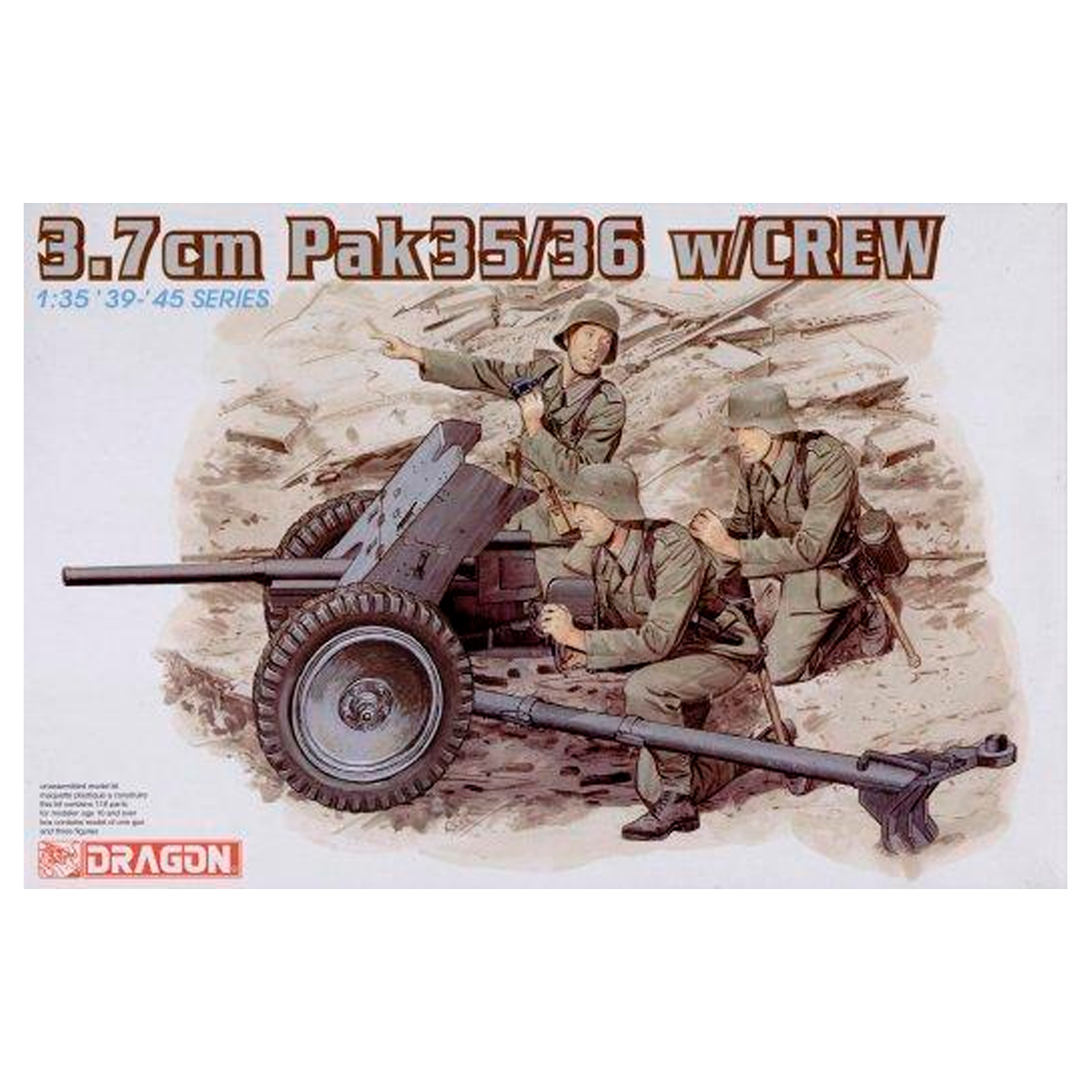 1/35 3,7cm Pak35/36 w/crew