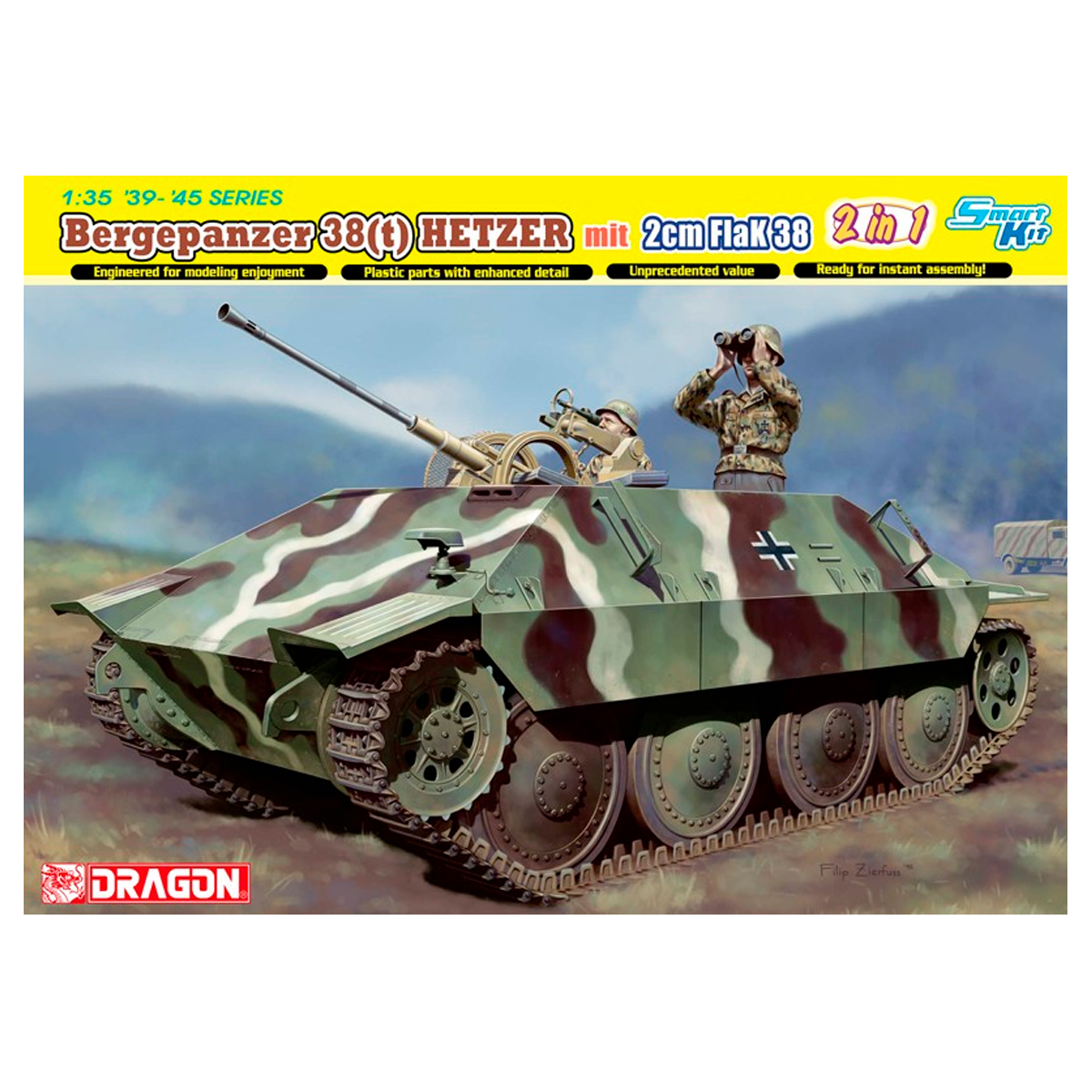 1/35 Bergepanzer 38(t) Hetzer mit 2cm FlaK38