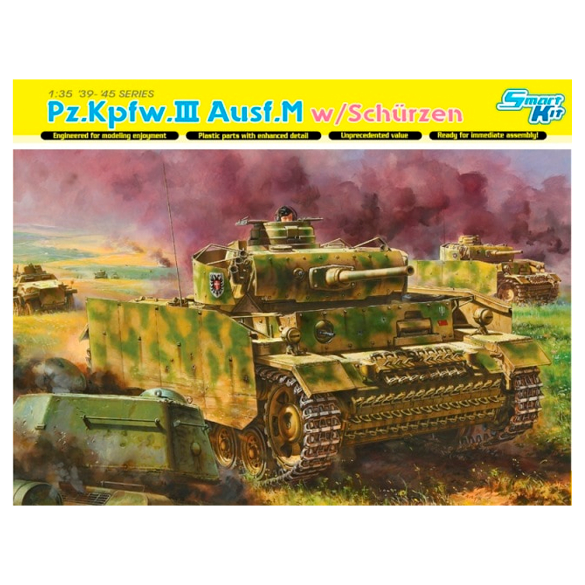 1/35 Pz.Kpfw.III Ausf.M w/Schürzen