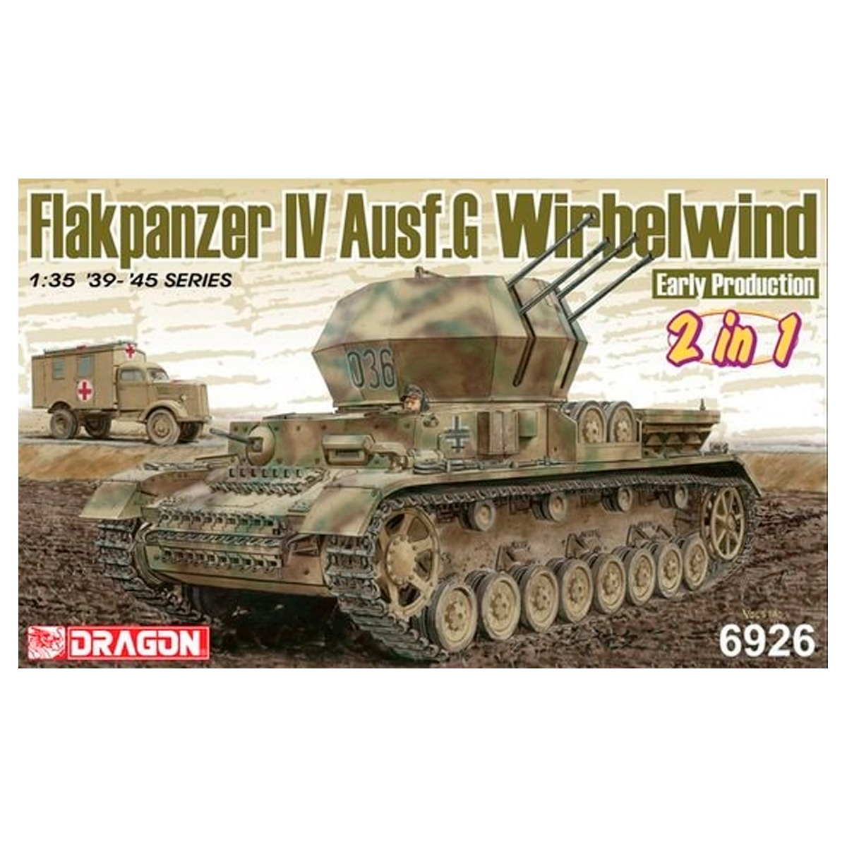 1/35 Flakpanzer IV Ausf.G Wirbelwind Early Production (2 in 1)