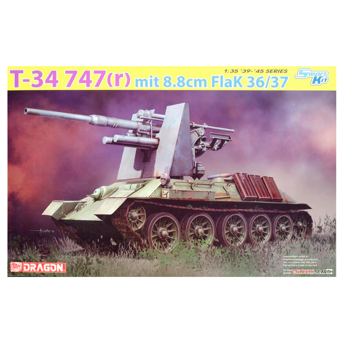 1/35 T-34 747(r) mit 8,8 cm FlaK 36/37