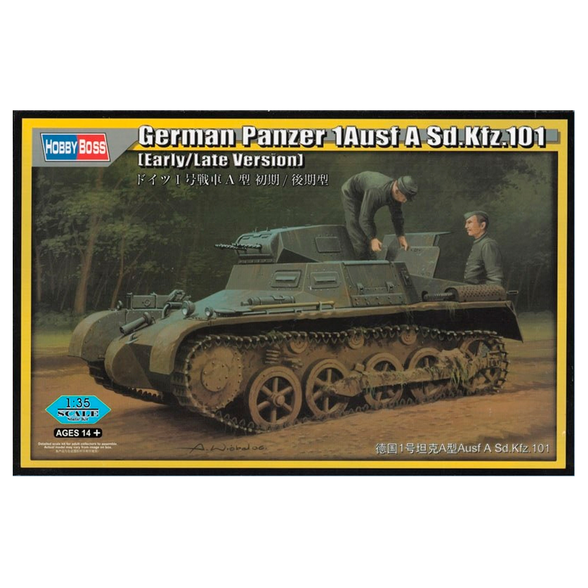 German Panzer 1Ausf A Sd.Kfz.101(Early/ Late Version) 1/35