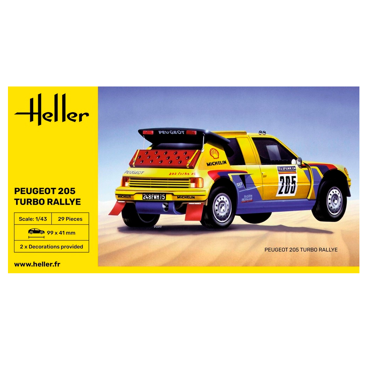 Peugeot 205 Turbo Rally 1/43