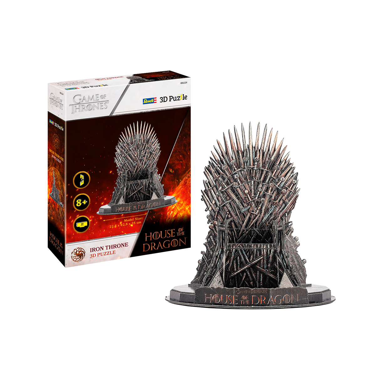 3D Puzzle House of the Dragon Iron Throne