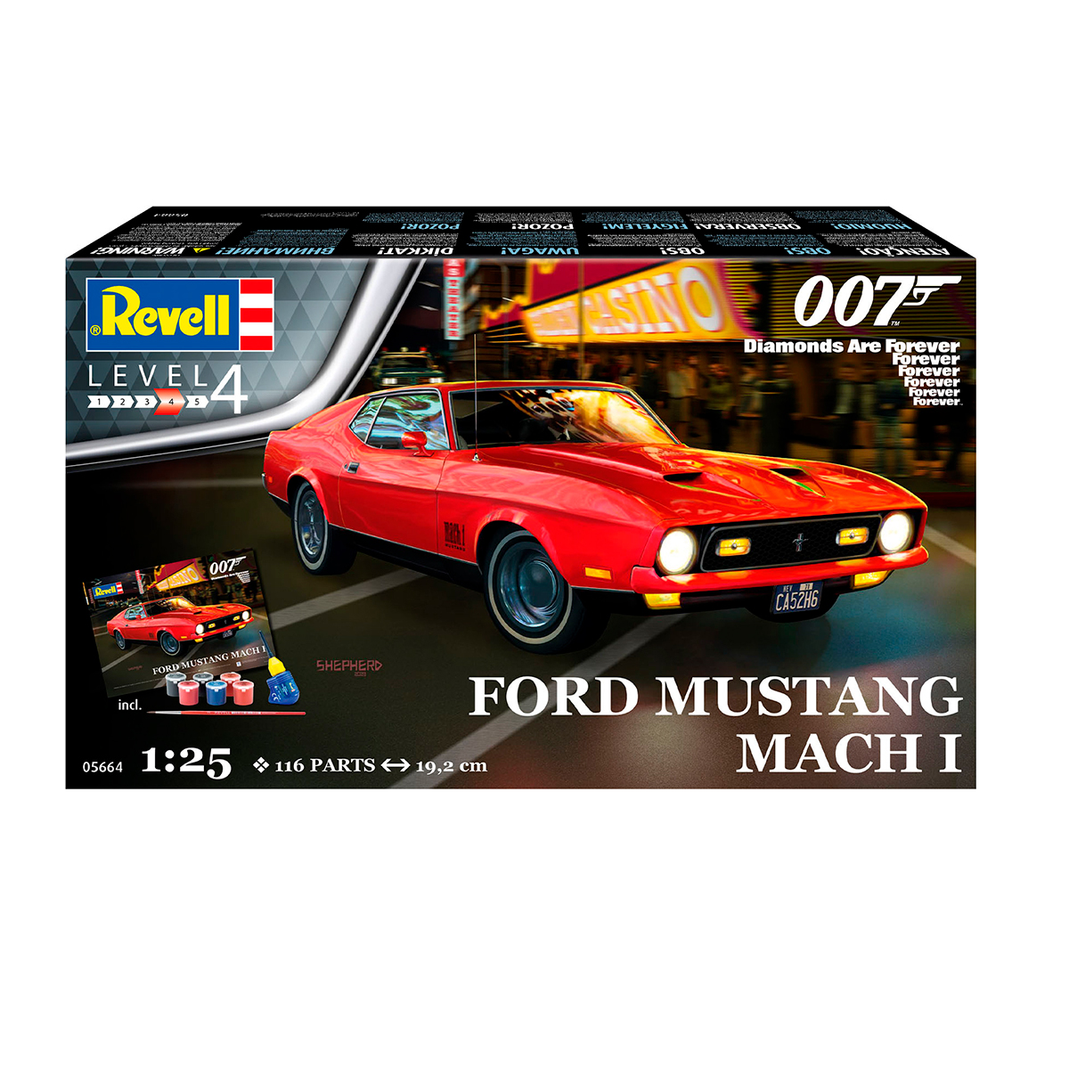 Geschenkset James Bond «Ford Mustang 1/25