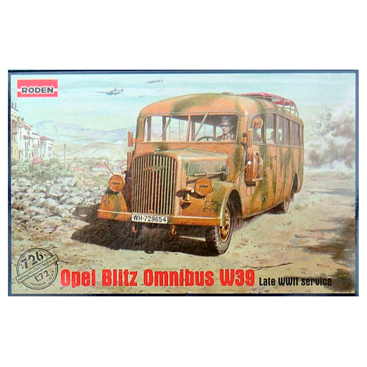 1/72 Opel Blitz Omnibus W39 Late WWII service