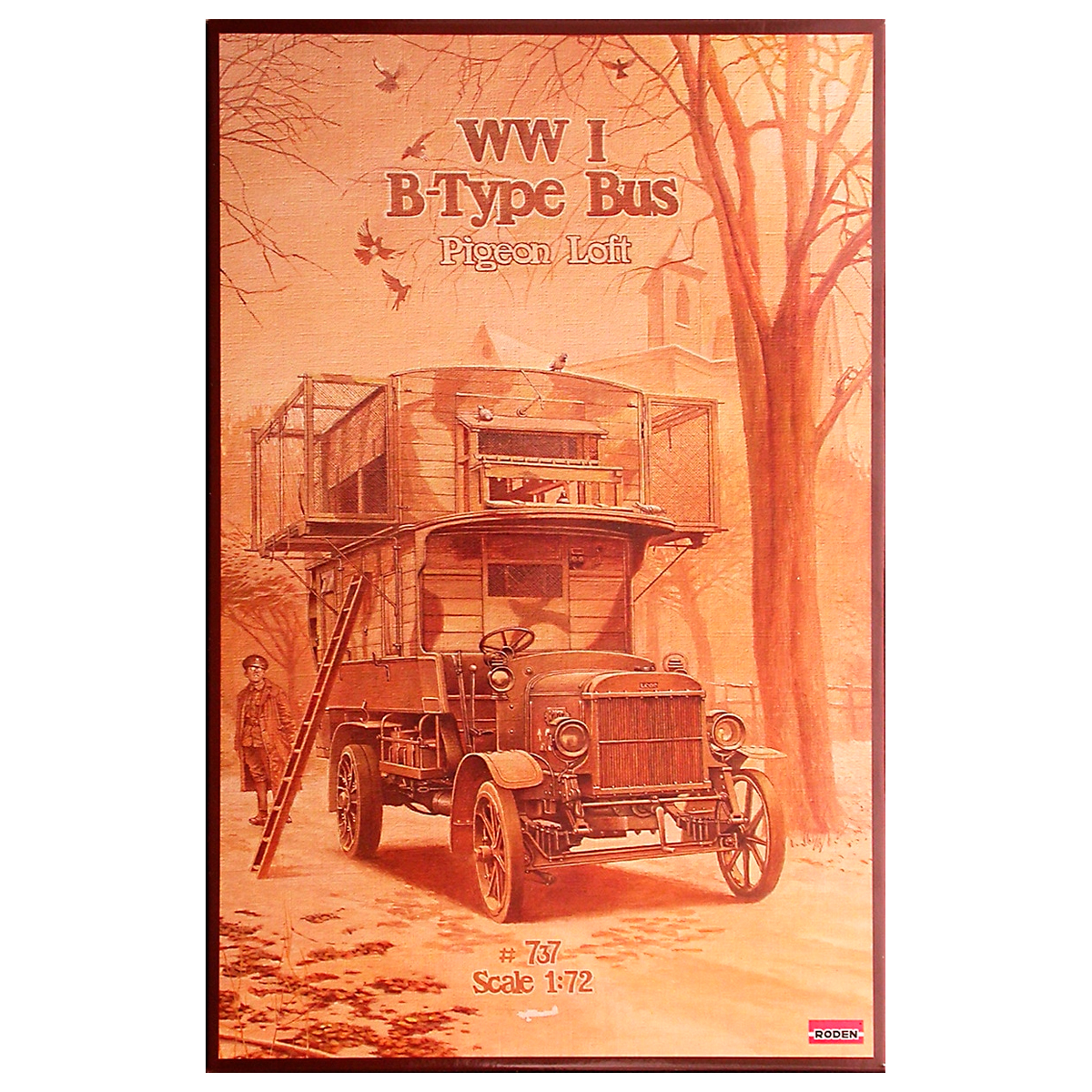 1/72 WWI Type B Bus Pigeon Loft