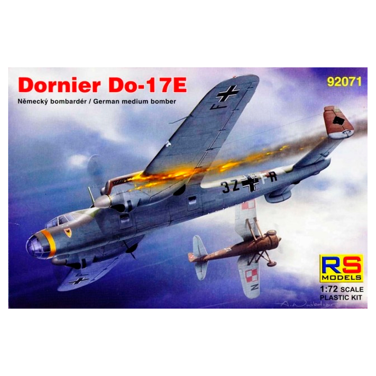 Dornier Do-17E German medium bomber 1/72