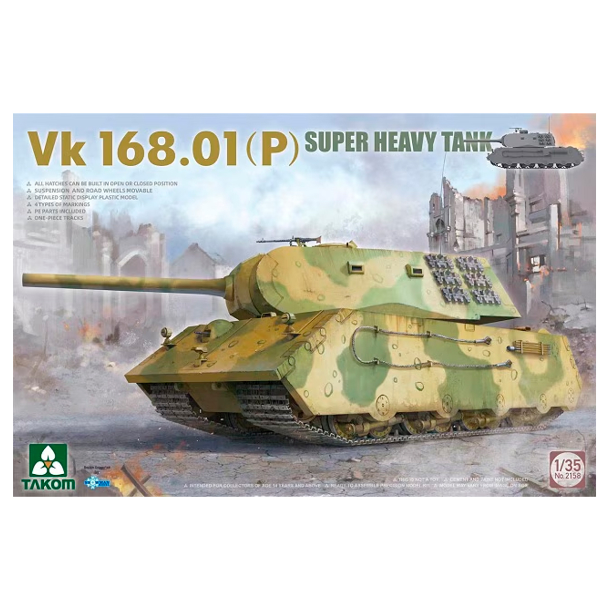 1/35 VK168.01 (P) Super Heavy Tank