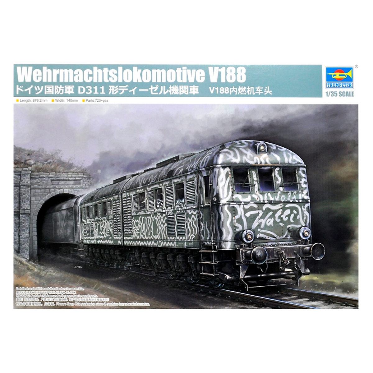 Wehrmachtslokomotive V188 1/35