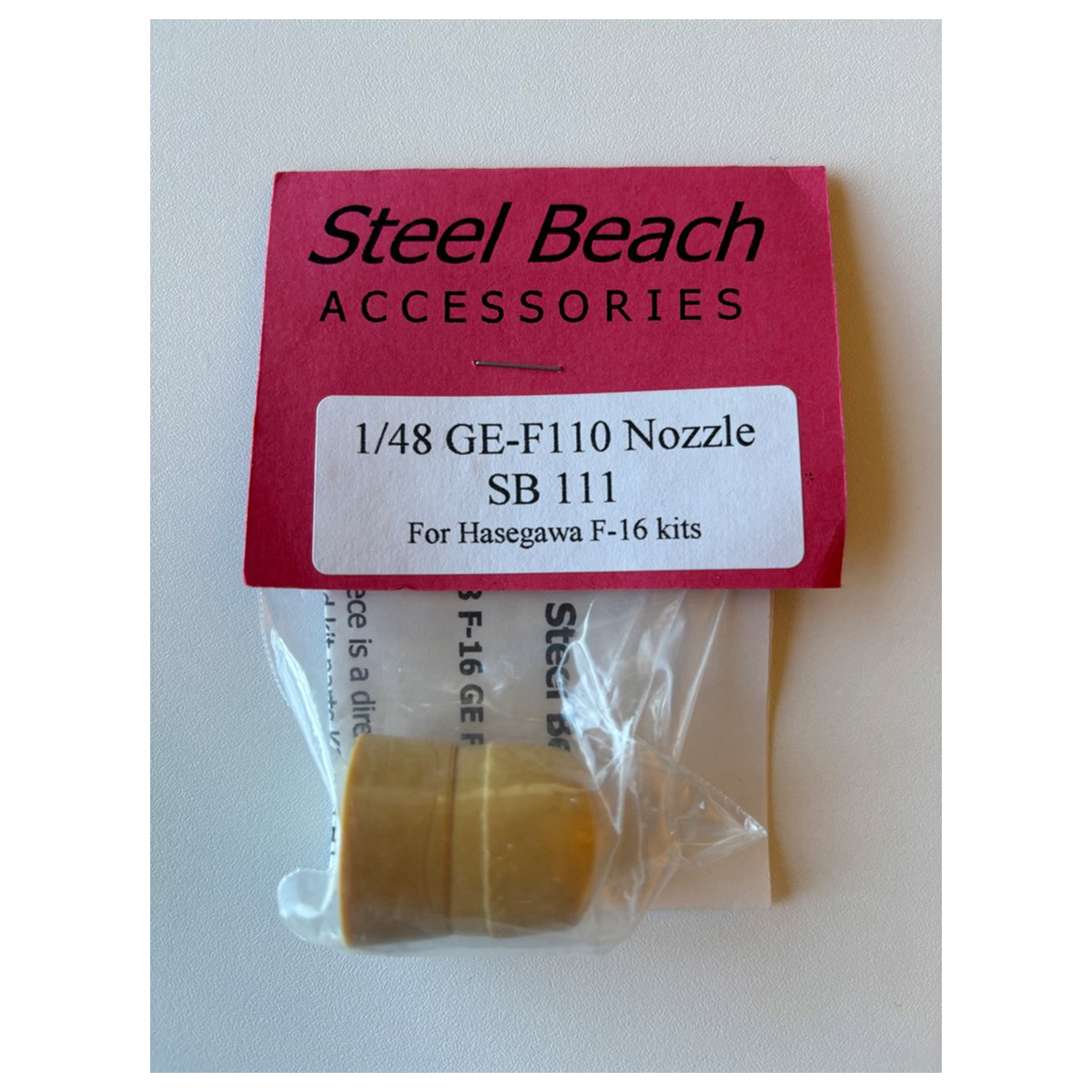 Steel Beach 1/48 F-16 GE-F110 Nozzle with FOD cover