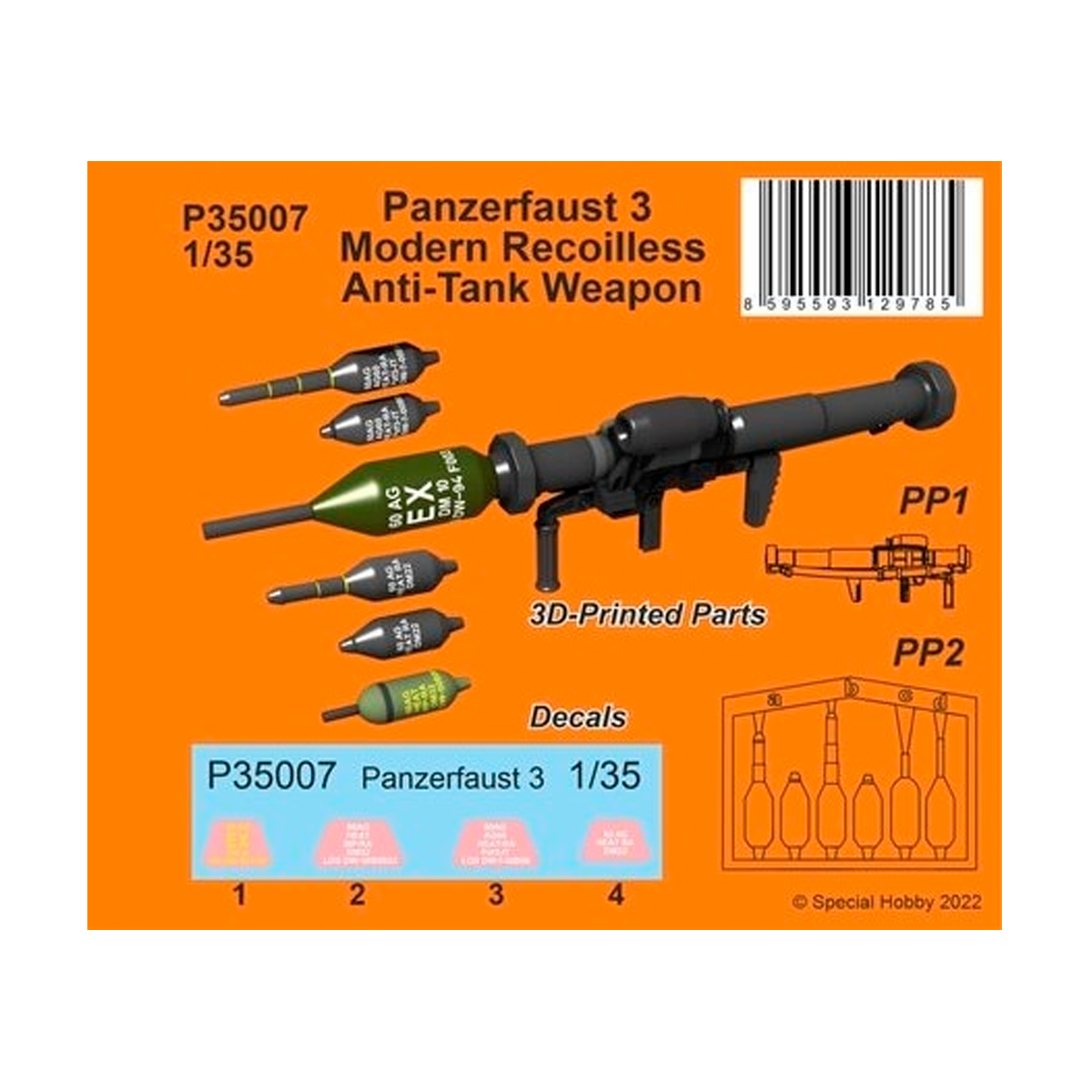 CMK 1/35 Panzerfaust 3 – Modern Recoilless Anti-tank Weapon