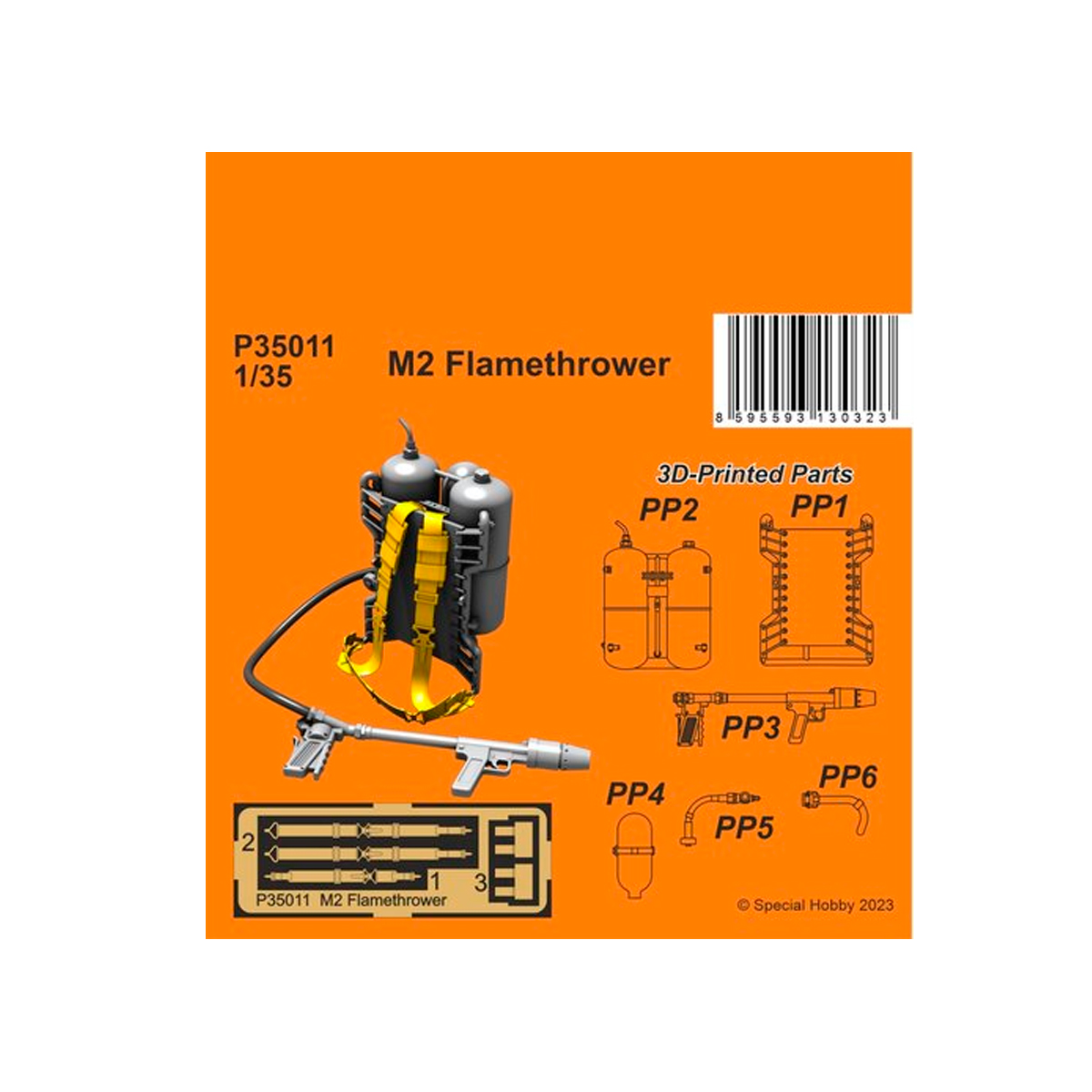 CMK 1/72 M2 Flamethrower 1/35