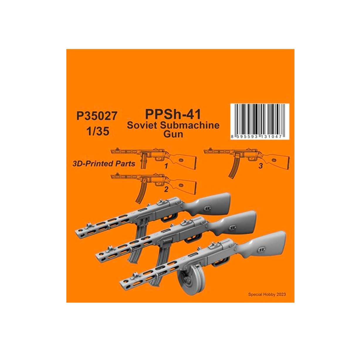 CMK 1/35 PPSh-41 Soviet Submachine Gun