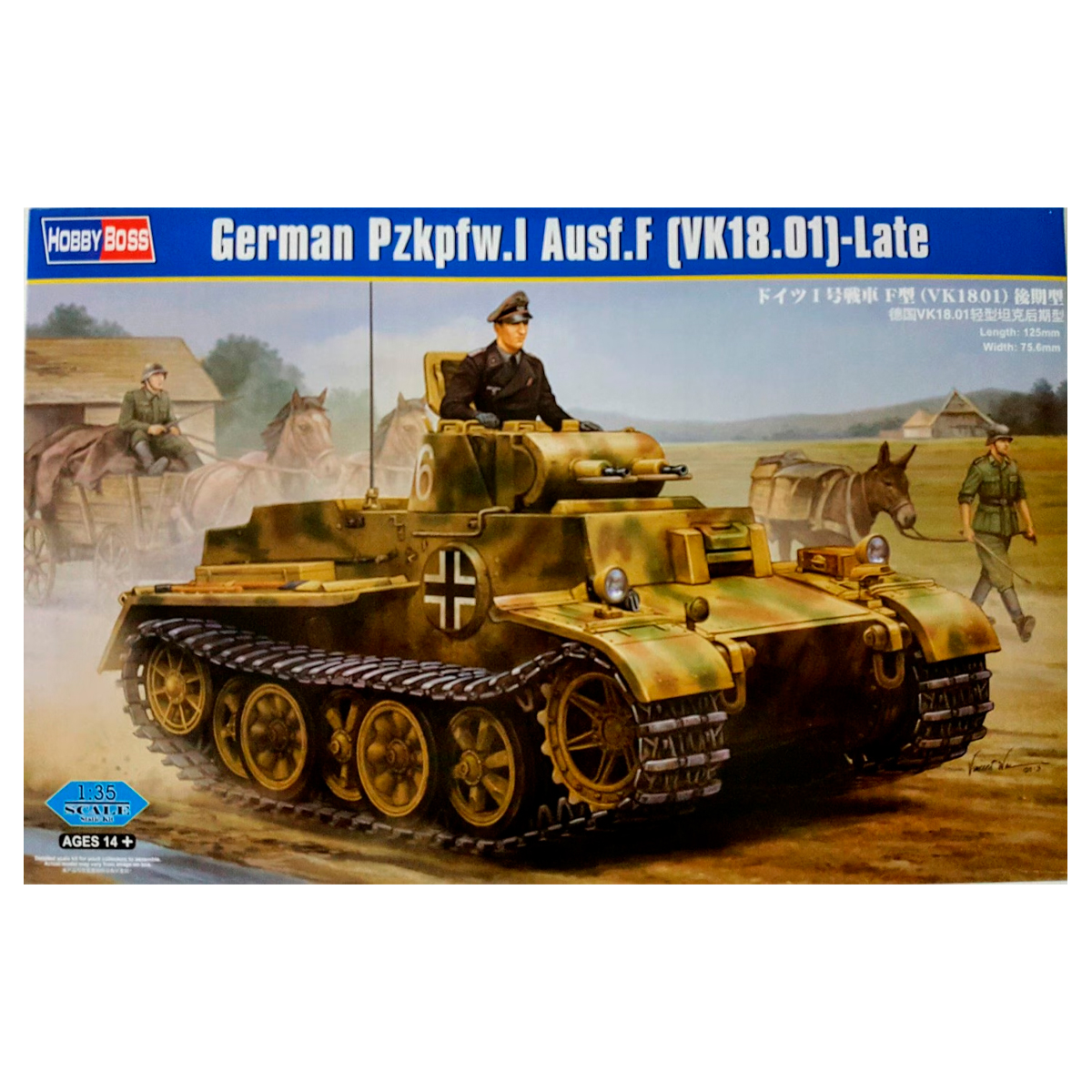 German Pzkpfw.I Ausf.F (VK1801)-Late 1/35