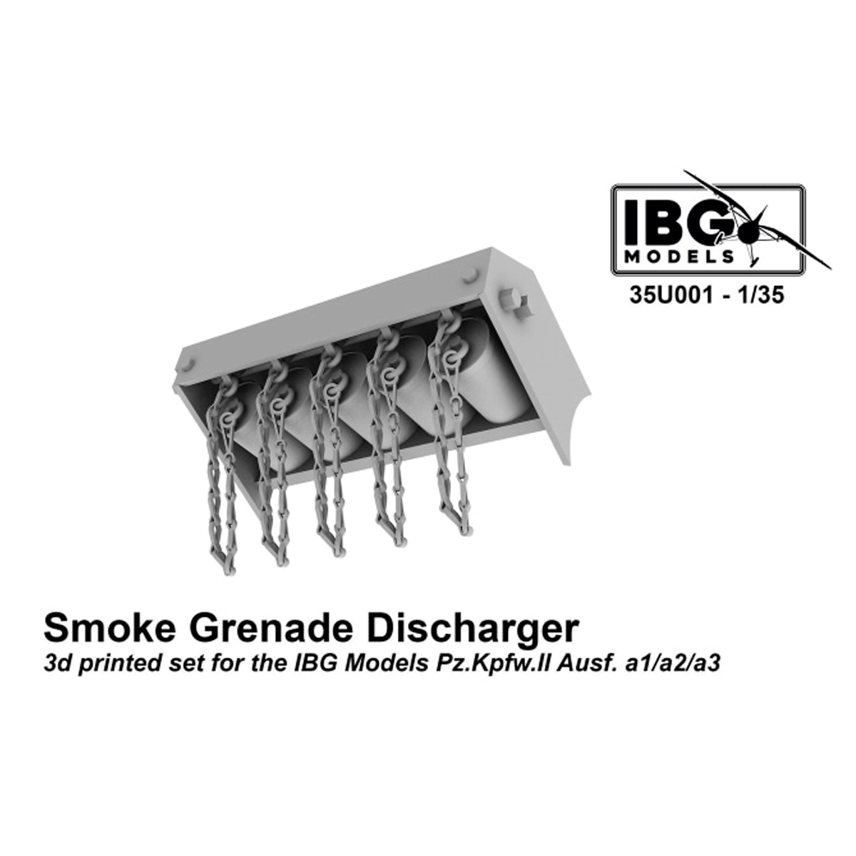 Compra Smoke Grenade Dischargers Panzer II Ausf. a1/a2/a3 (3D Printed ...