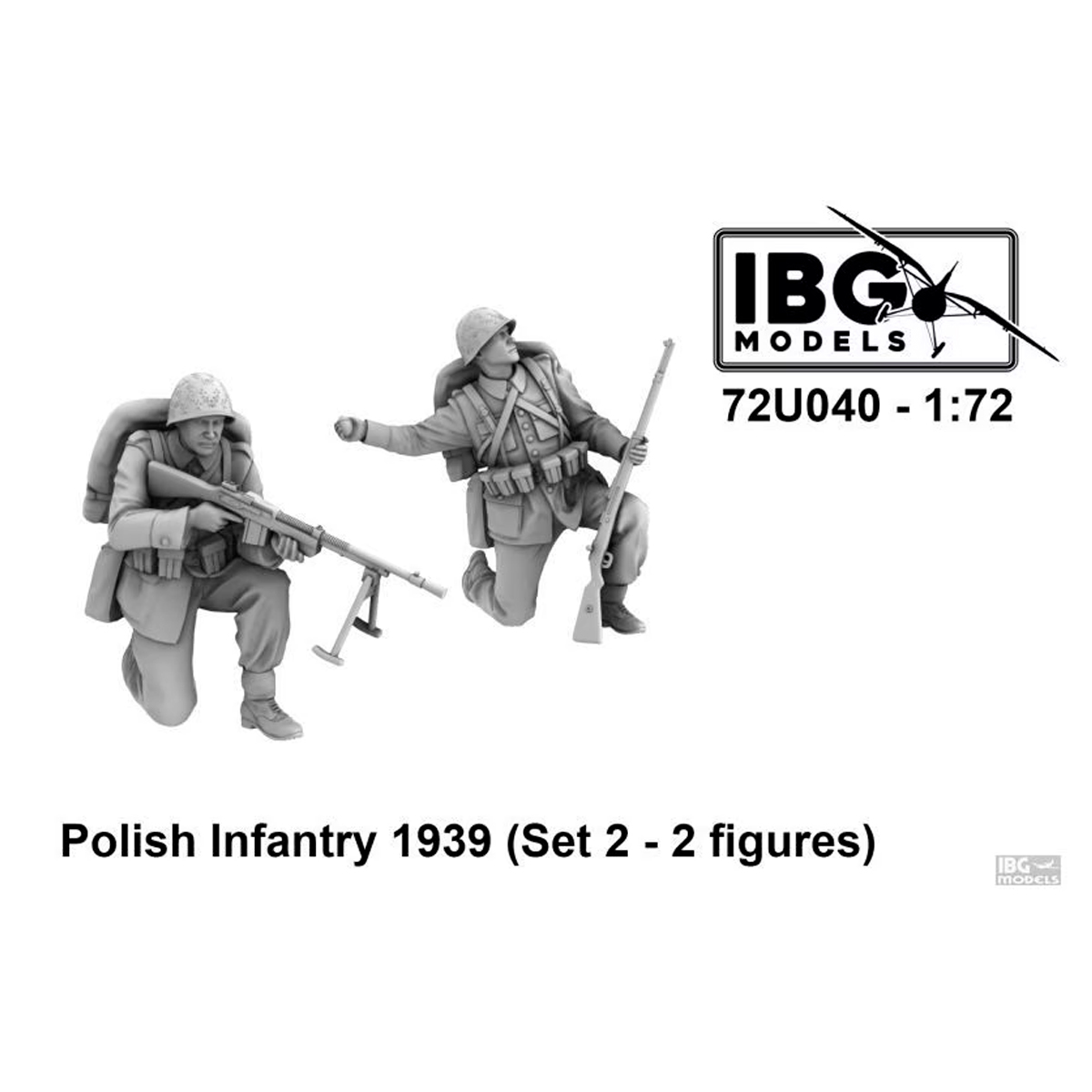 Polish Infantry 1939 Set 2 (2 figures) 1/72