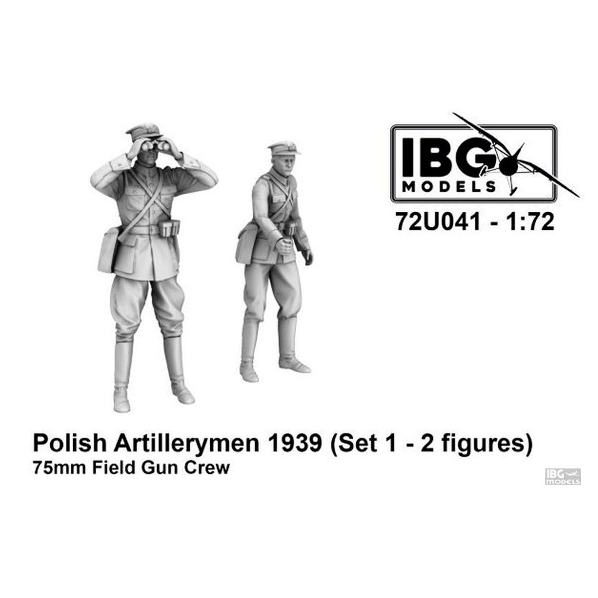 Polish Artillerymen – 75mm Field Gun Crew Set 1 (2 figures) 1/72