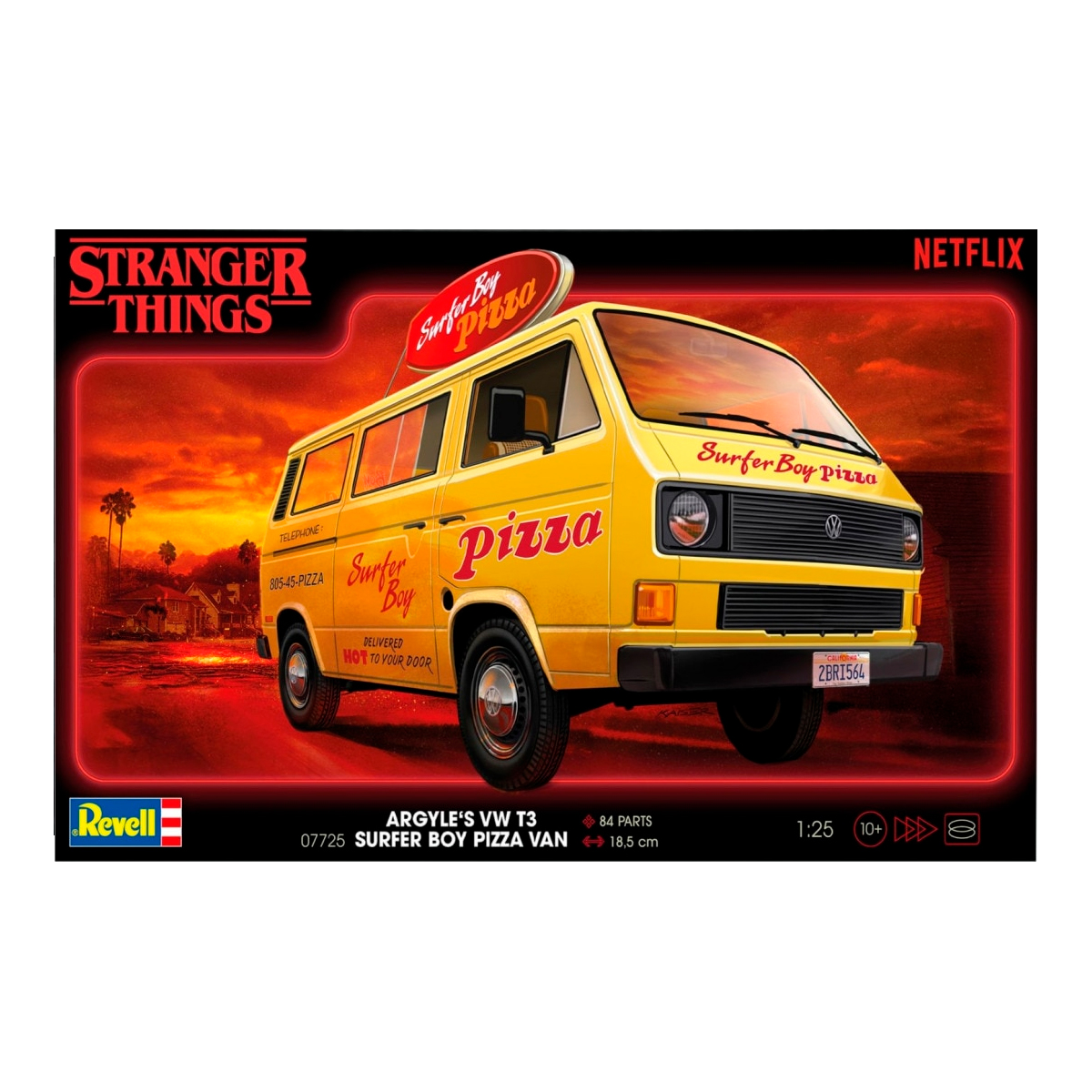 Stranger Things VW T3 Bus Surfer Boy 1/25