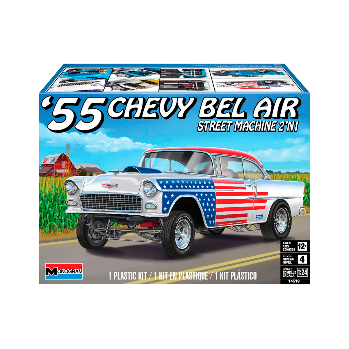 55 Chevy Bel Air Street Machine 1/24