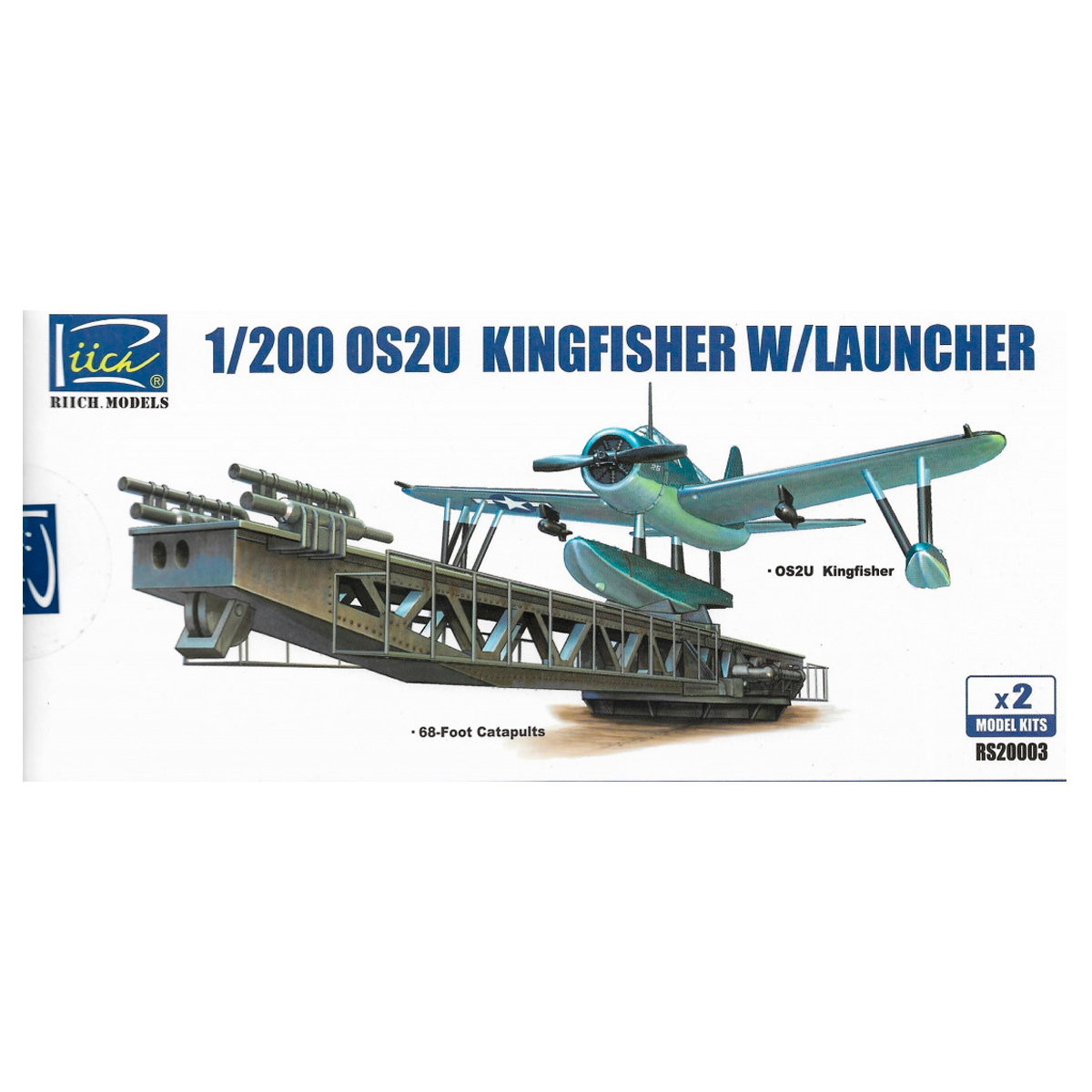 OS2U-43 Kingfisher w/ Launcher – 1/200