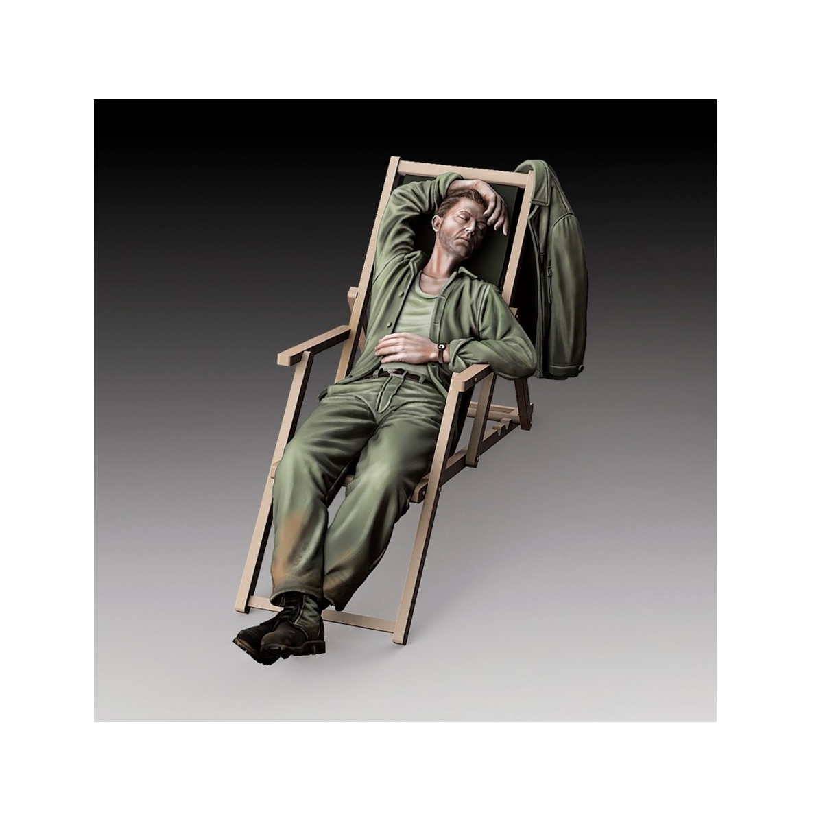 U.S. soldier who sleeps – WWII 1/35