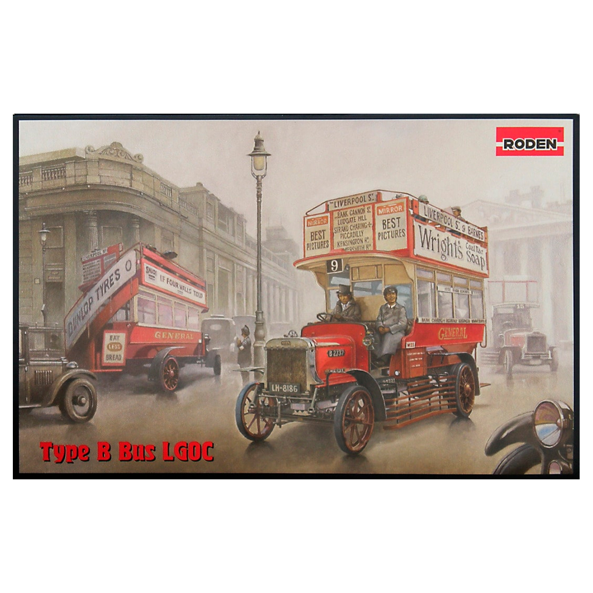 Type B Bus, LGOC (London, Early 1914) 1/72