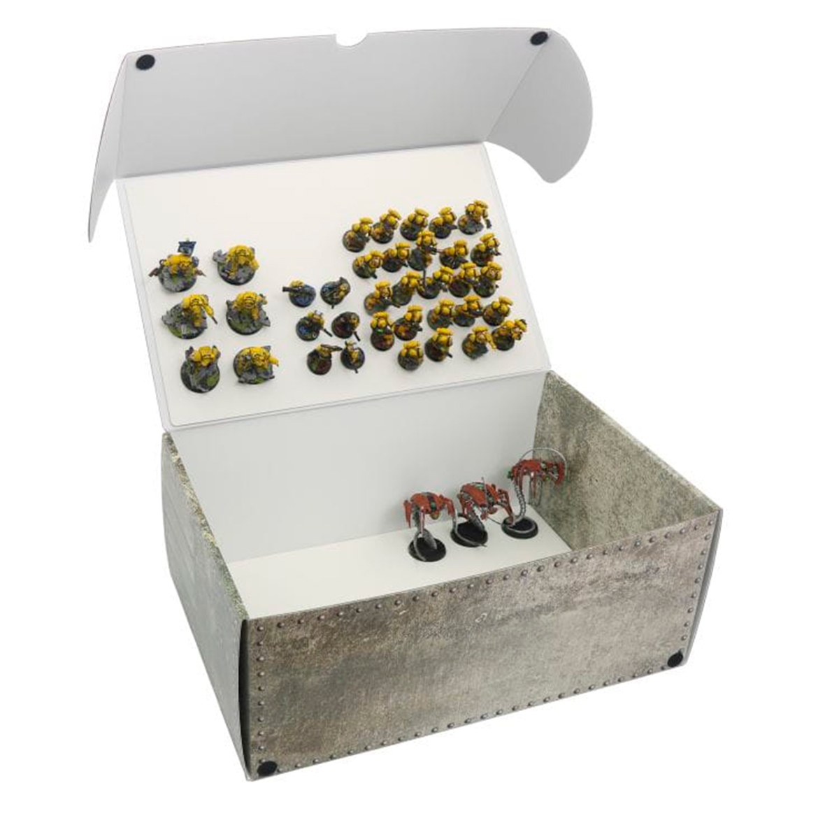 Full-size Mega Box with two plates for magnetically-based miniatures