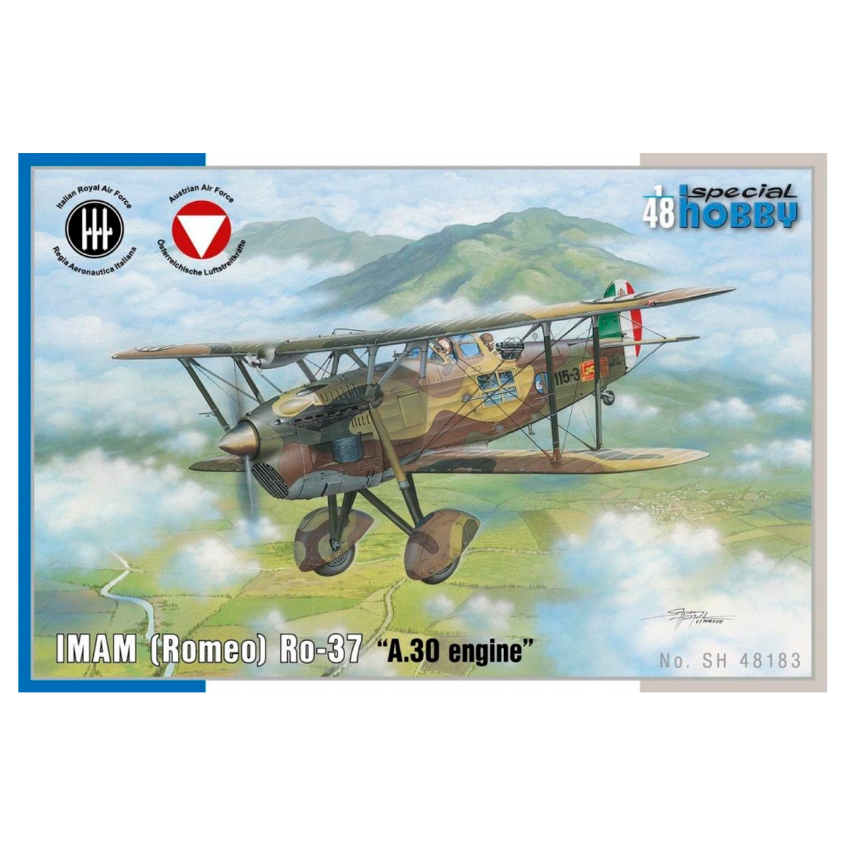 IMAM (Romeo) Ro-37 “A.30 engine” 1/48