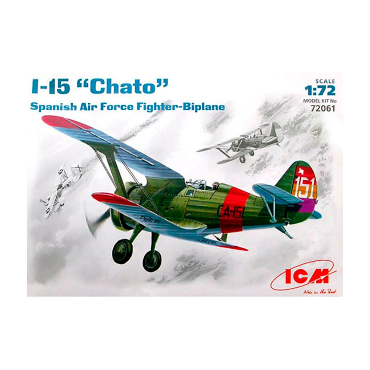 I-15 «Chato», Spanish Air Force Biplane Fighter 1/72