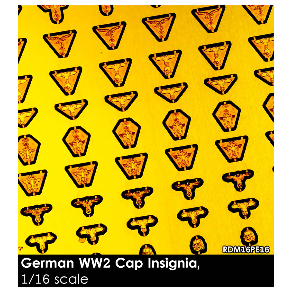 German WW2 Cap Insignia 1/16