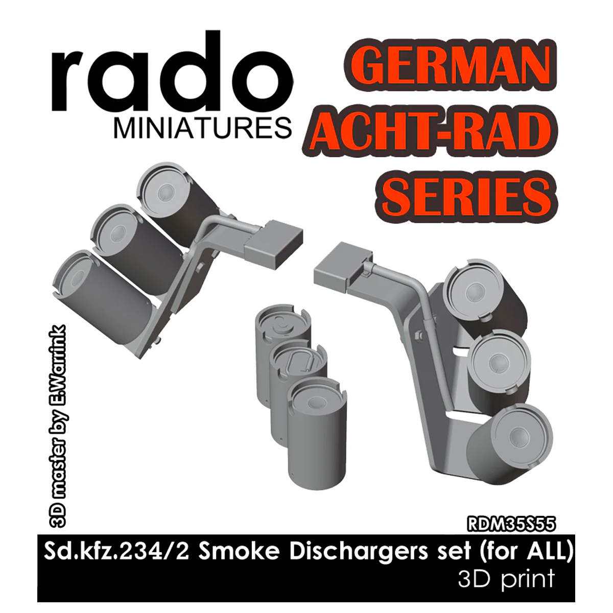 Sd.kfz. 234/2 Smoke Dischargers Set (for ALL) 1/35