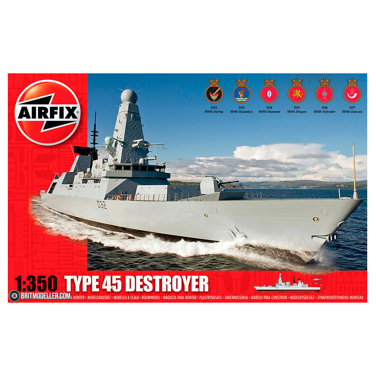 Type 45 Destroyer – 1/350