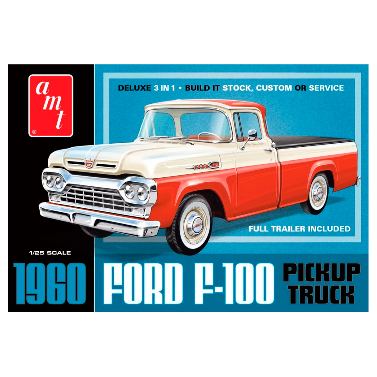 1/25 1960 Ford F-100 with Trailer