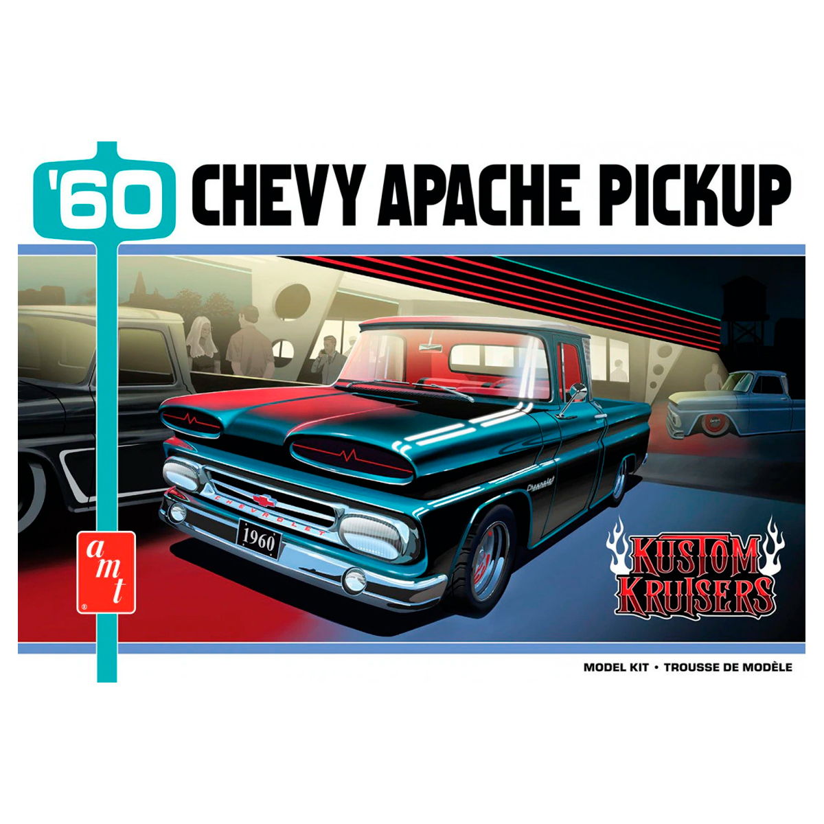 1/25 1960 Chevy Apache Pickup Kustom Kruisers