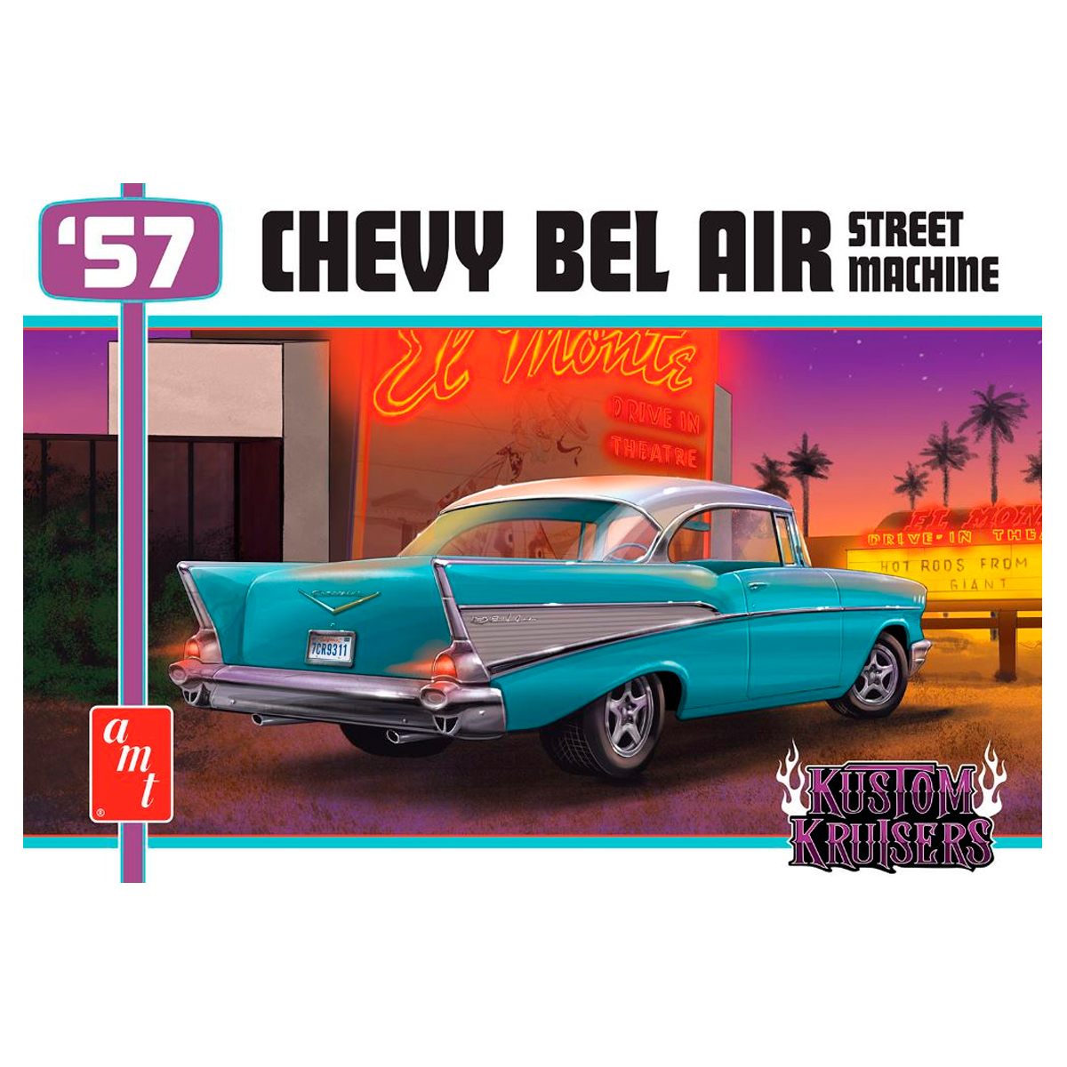 1/25 1957 Chevy Bel Air Street Machine Kustom Kruisers