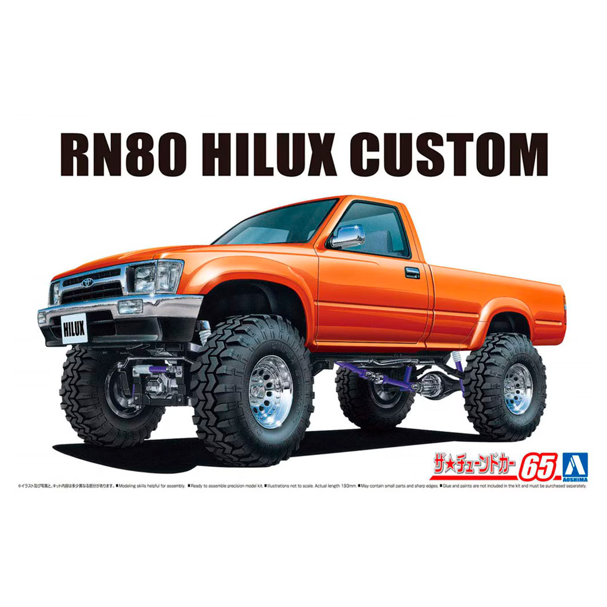 1/24 Toyota Rn80 Hilux Longbed Liftup ’95