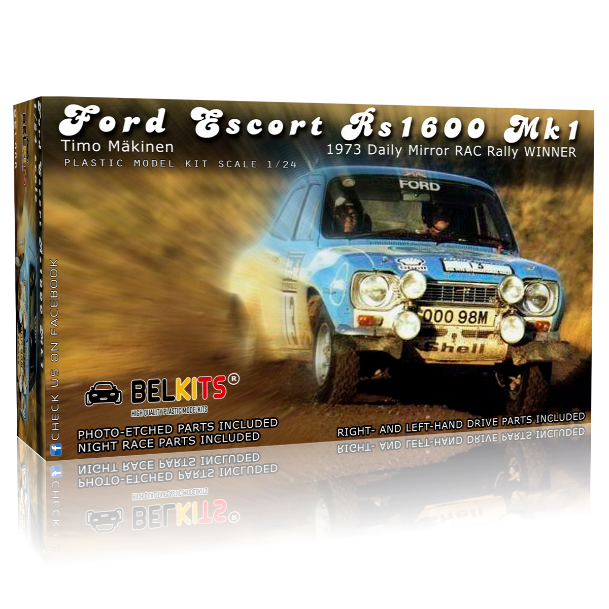 Ford Escort Mk.1 Makinen RAC Winner 1973 1/24