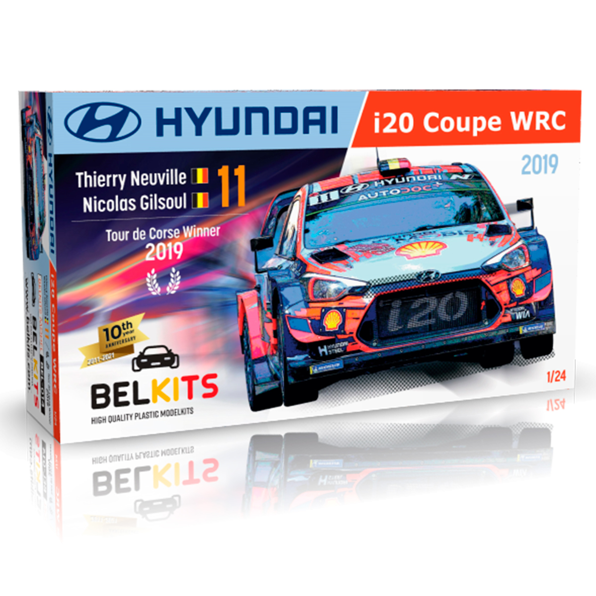 Hyundai i20 Coupe WRC Tour de Corse 2019 1/24