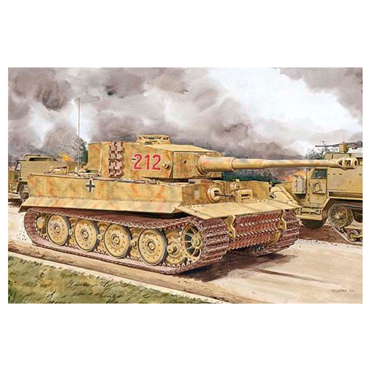 Tiger I Late w/Zimmerit Normandy 1/35