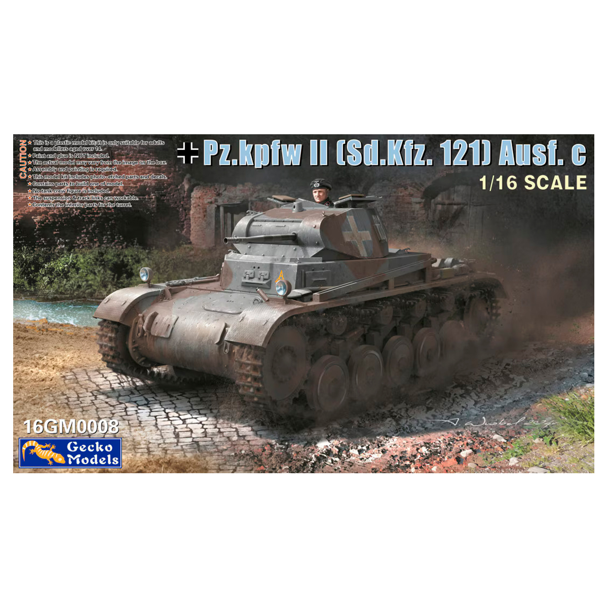 1/16 Pz.kpfw II (Sd.Kfz. 121) Ausf. A-B-C